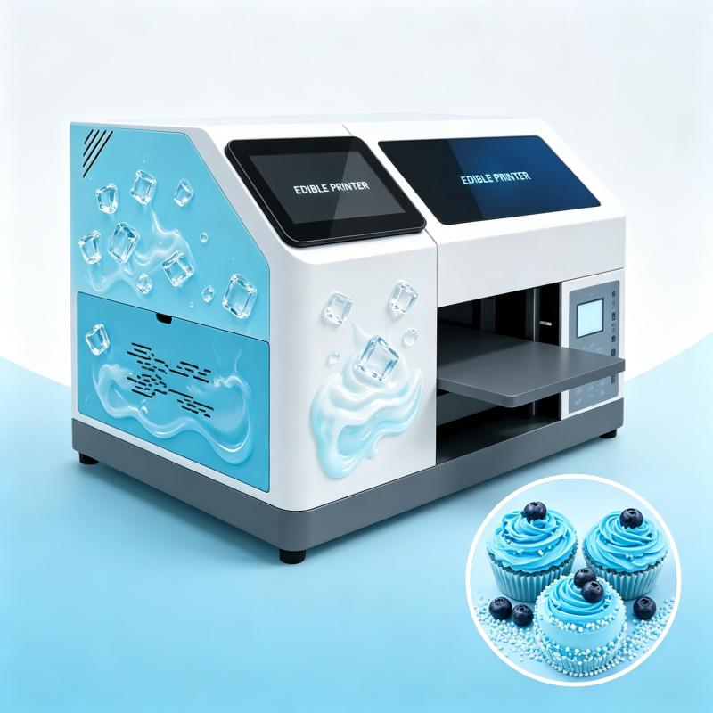 Commercial Printer - デジタルケーキプリンターマシン 食用インク フルカラー画像印刷 カスタムケーキデコレーション 商業ベーカリー