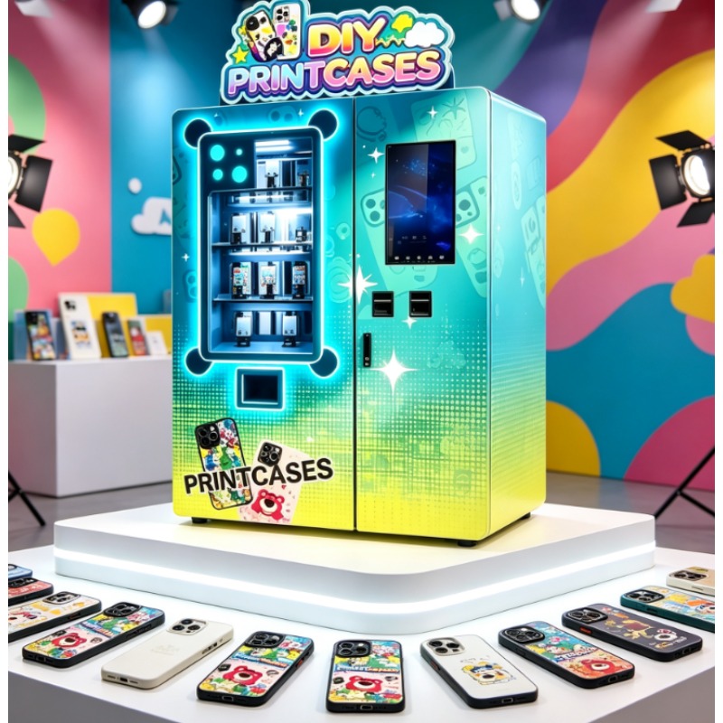 Commercial Printing Shop - セルフサービスDIY UVスマホケース印刷自動販売機、携帯ショップビジネス向けプレミアム商用機器