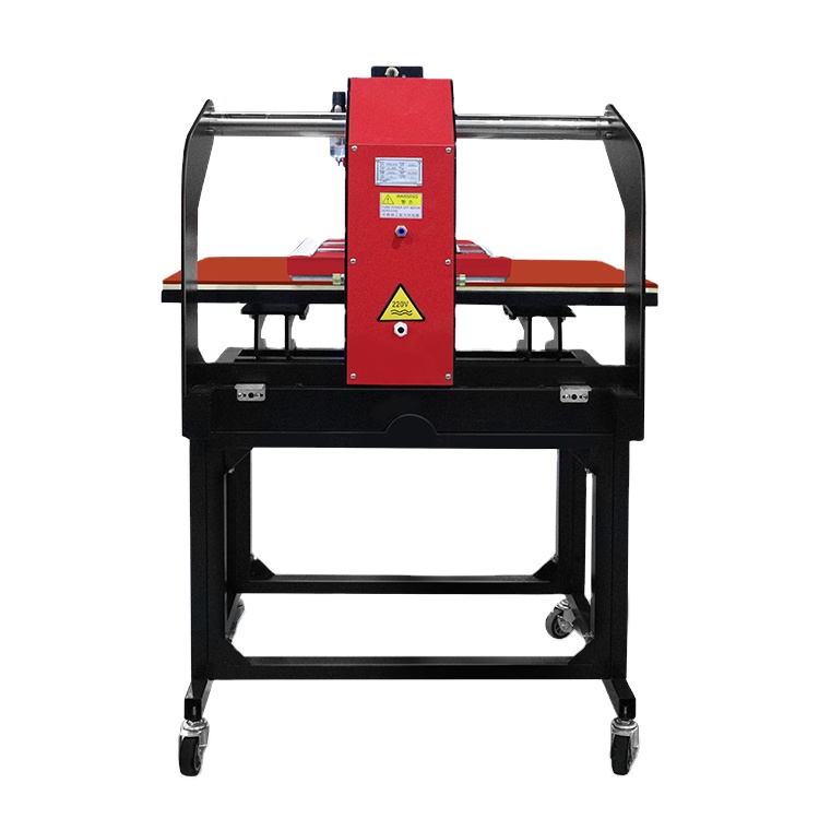 Commercial Printing Shop - インテリジェントダブルワークステーション空気圧式ヒートプレス機大型業務用Tシャツ印刷衣料品店向け