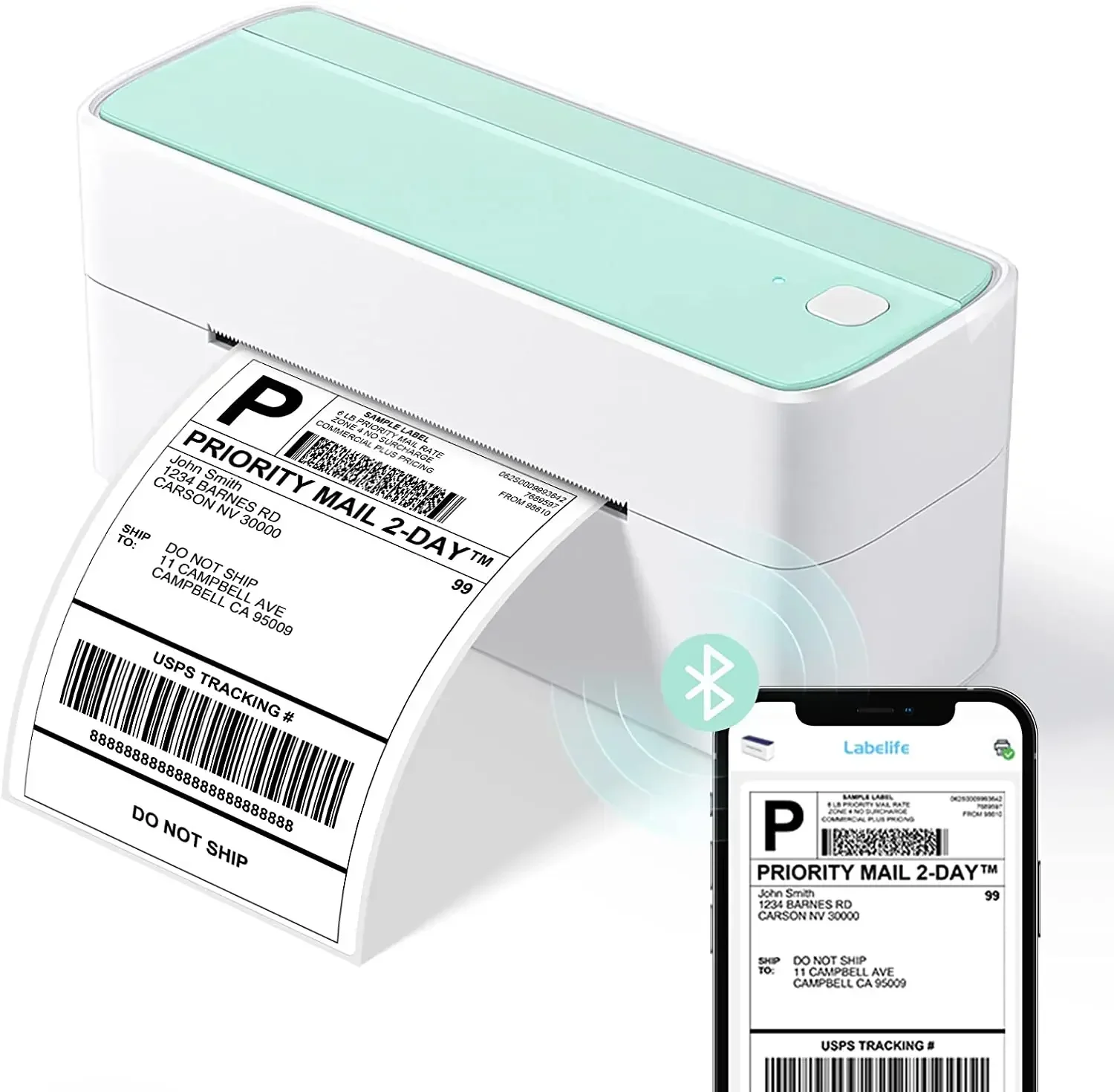 Commercial Printer - 2026年/ダイレクトサーマルプリンターラベルロール紙 4x6 業務用 Phomemo 246S/241BT/D520BT ポータブルプリンター