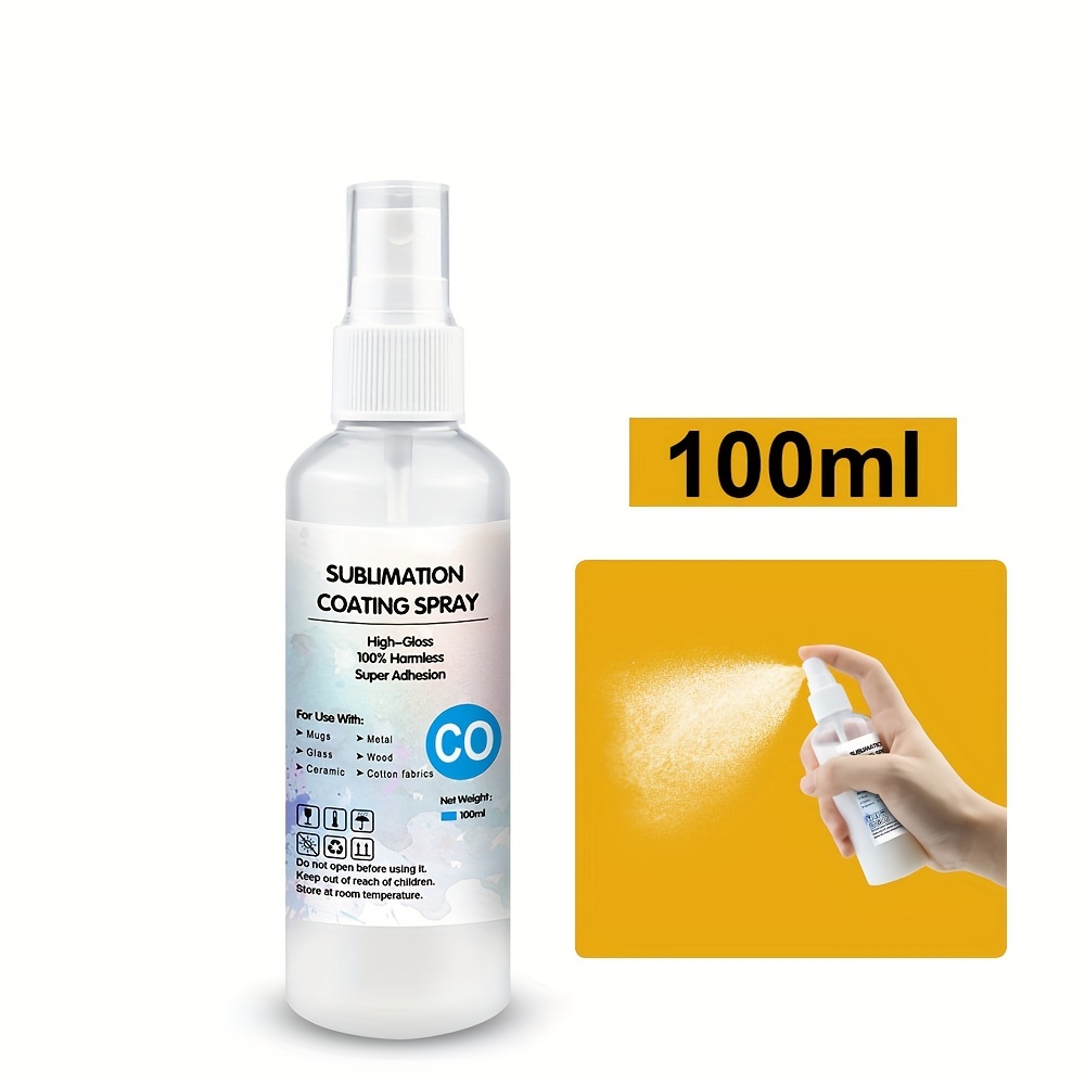 Sublimation Ink 100Ml - 100ml昇華コーティングスプレー、衣類などの綿素材への転写印刷に適しています、あらゆる生地に使える速乾スプレー