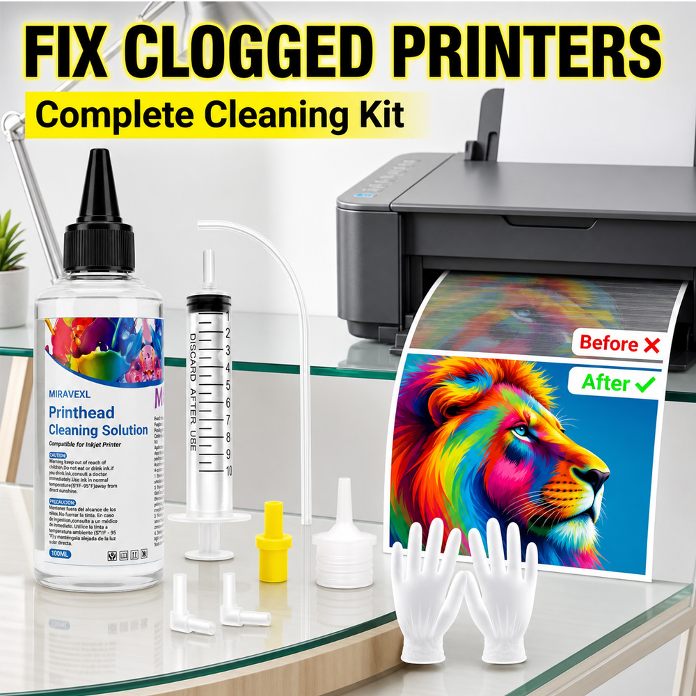 MIRAVEXL プリントヘッドクリーニングソリューション  - Sublimation Ink 100Ml のレビューと価格