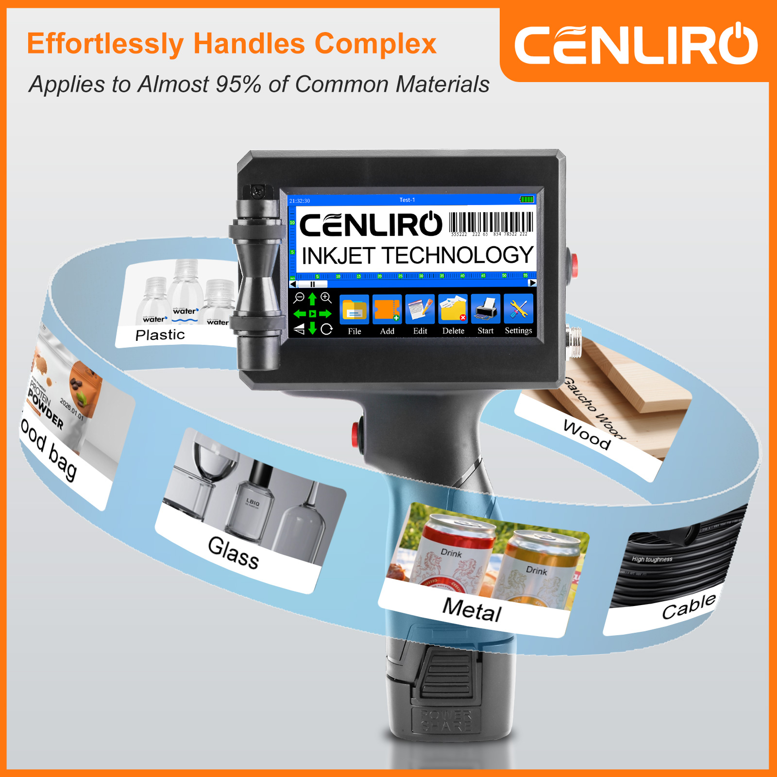 CENLIRO 12.7/25.4mmハンドヘルドインクジェ - Commercial Book Printing Machines のレビューと価格