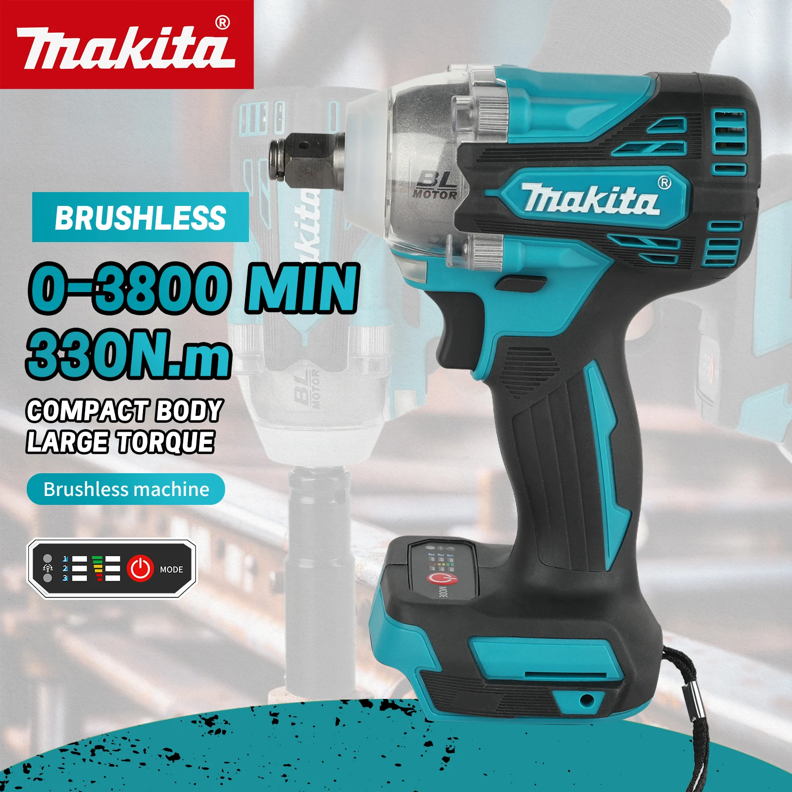 マキタ DTW300 コードレス インパクトレンチ。内蔵LE - Makita Drill Dtw300 のレビューと価格