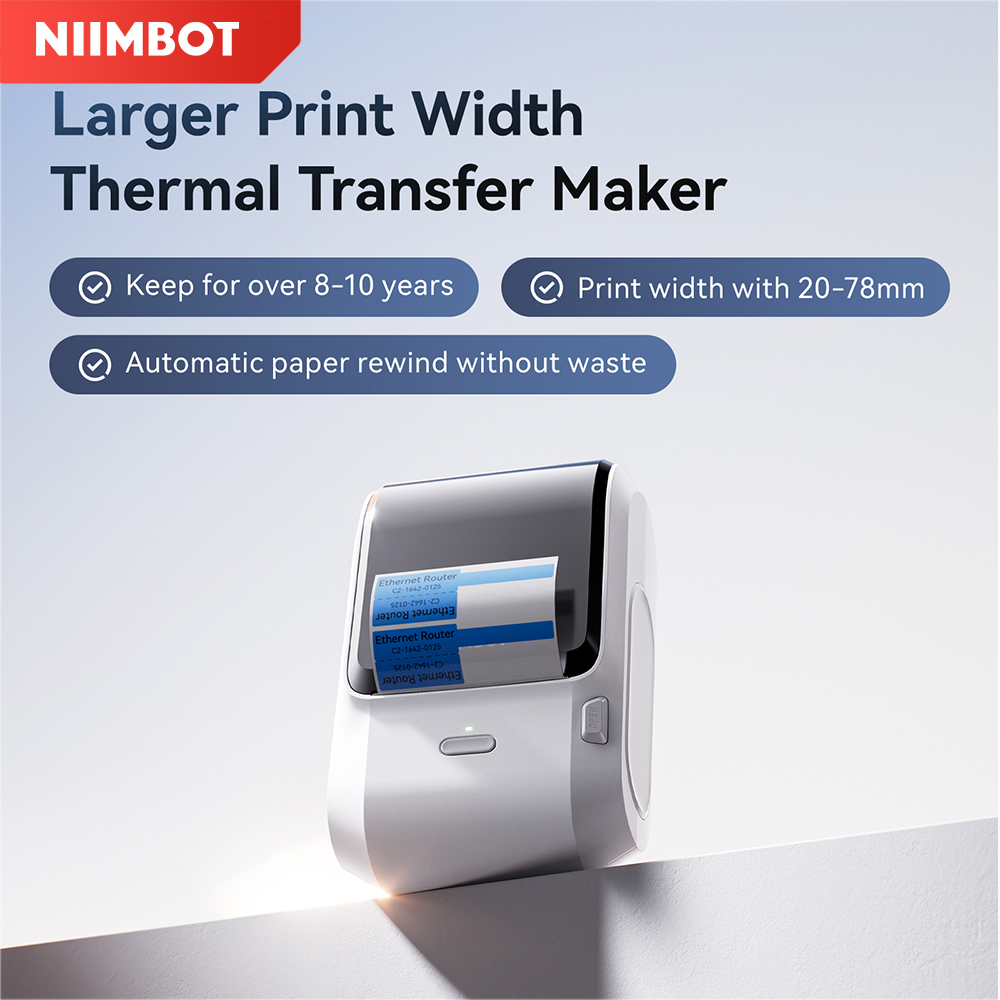 Niimbot M3 熱転写ラベルプリンター 300 DPI - Commercial Printing Definition のレビューと価格