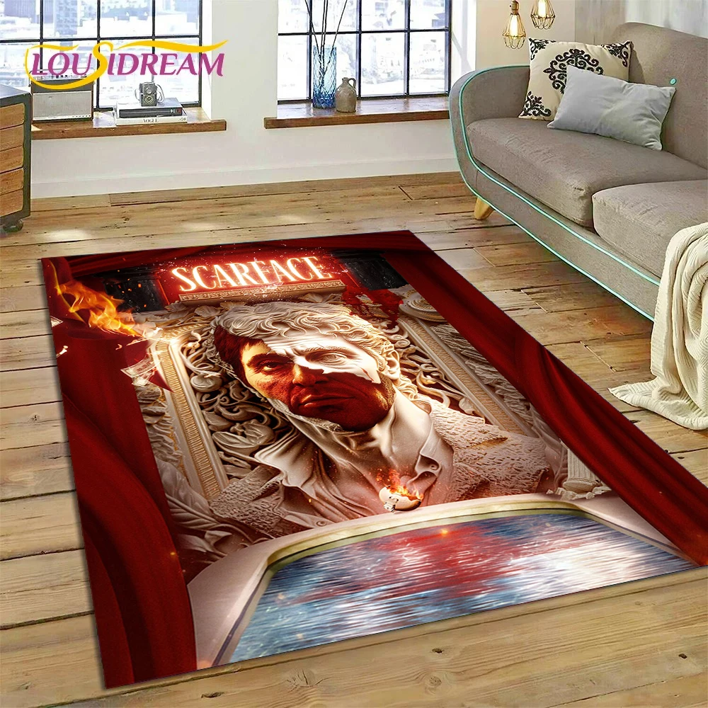 ScarFace-牡丹3Dプリントフィルムカーペット,リビン - Commercial Printing Machine For Sale のレビューと価格