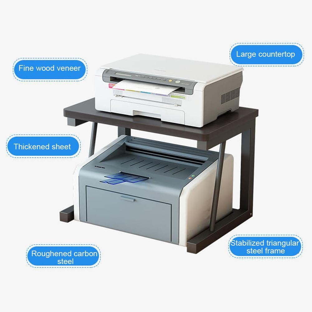 2段式木製デスクトッププリンタースタンド – プリンター、ス - Commercial Book Printing Machines のレビューと価格
