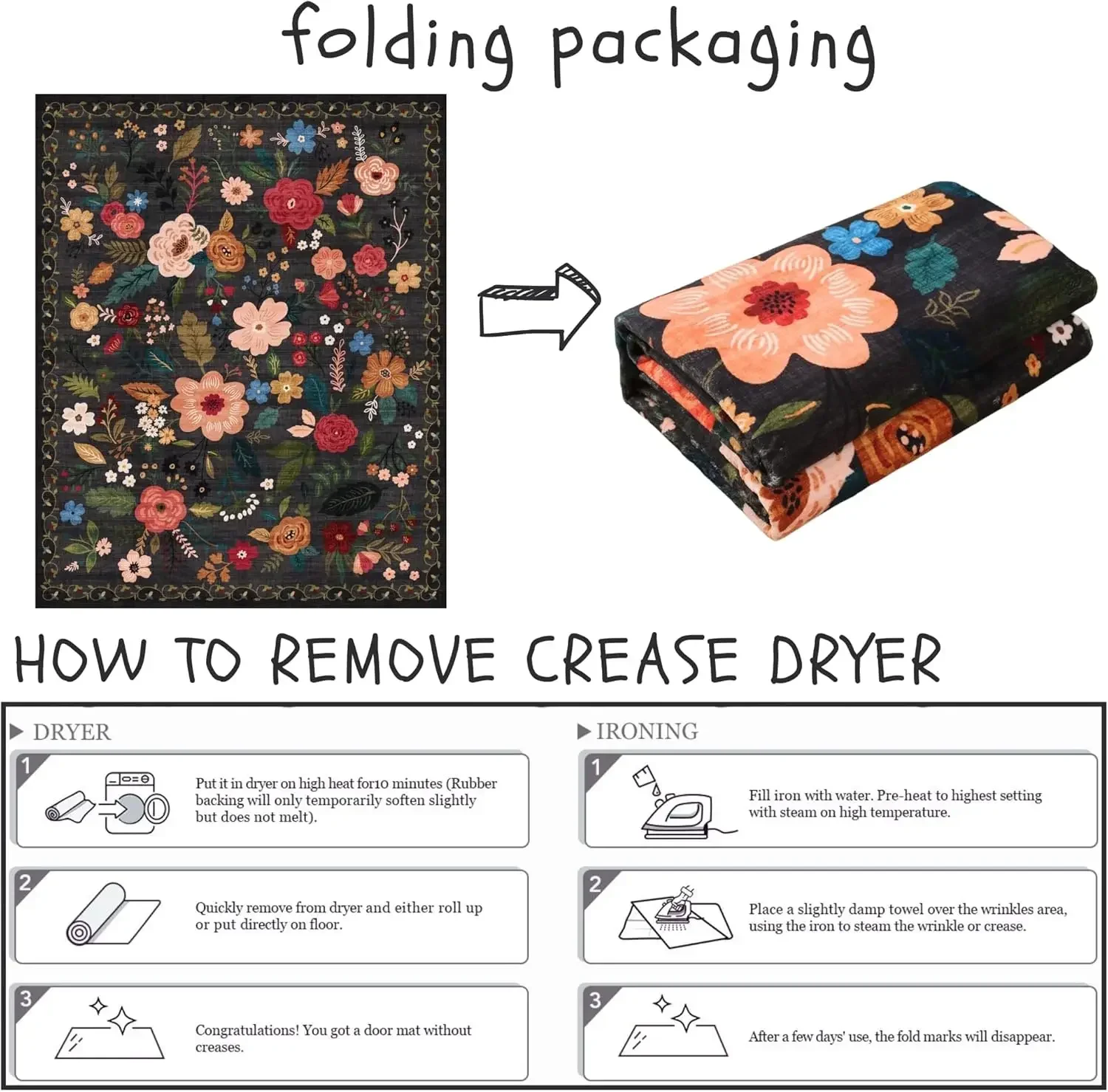 廊下用ランナーラグ 動物柄 花柄 洗える ロング廊下カーペッ - Printing On Commercial のレビューと価格