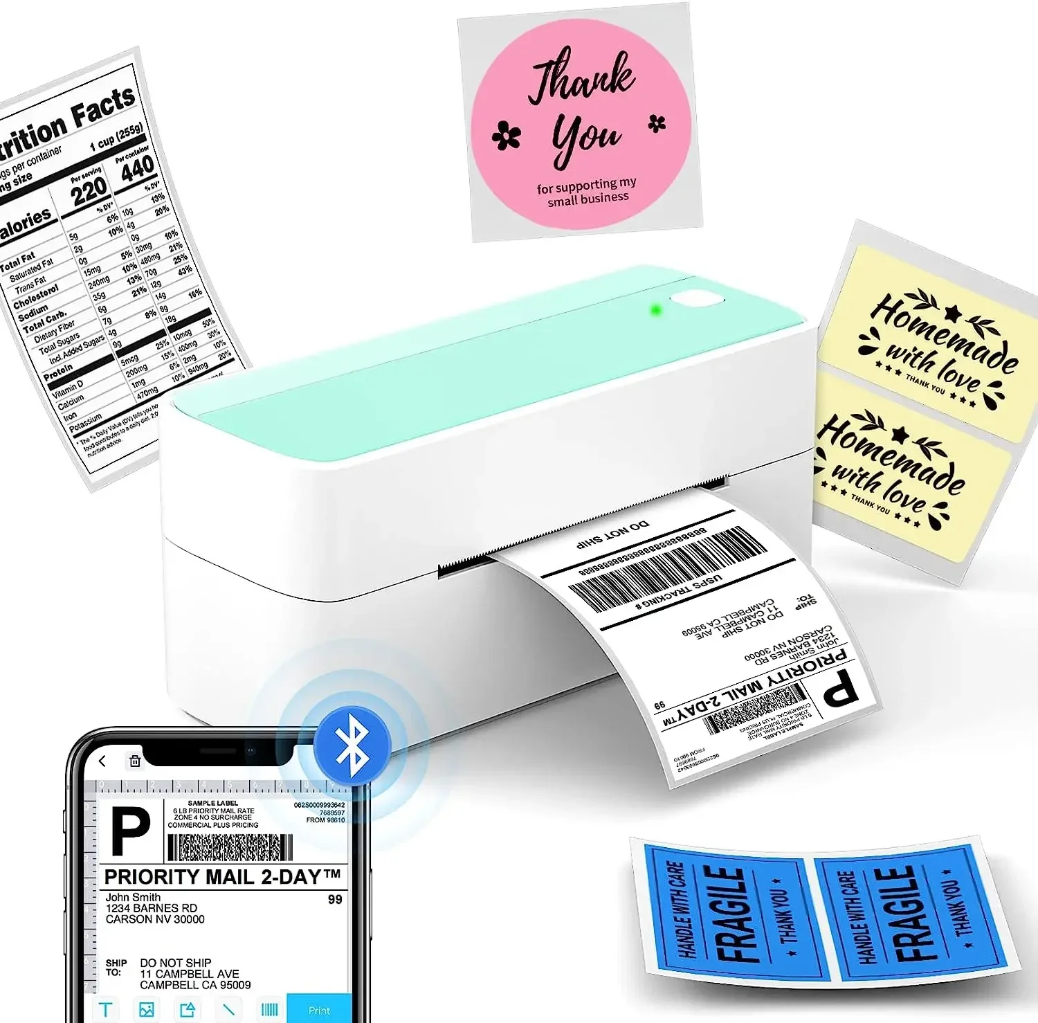 2026年/ダイレクトサーマルプリンターラベルロール紙 4x - Commercial Printer のレビューと価格