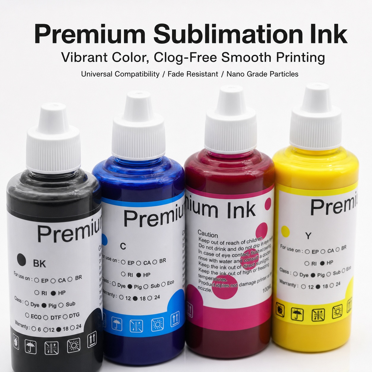 昇華インクコーティング付きエプソン L805 L1800 P - Sublimation Ink 100Ml のレビューと価格