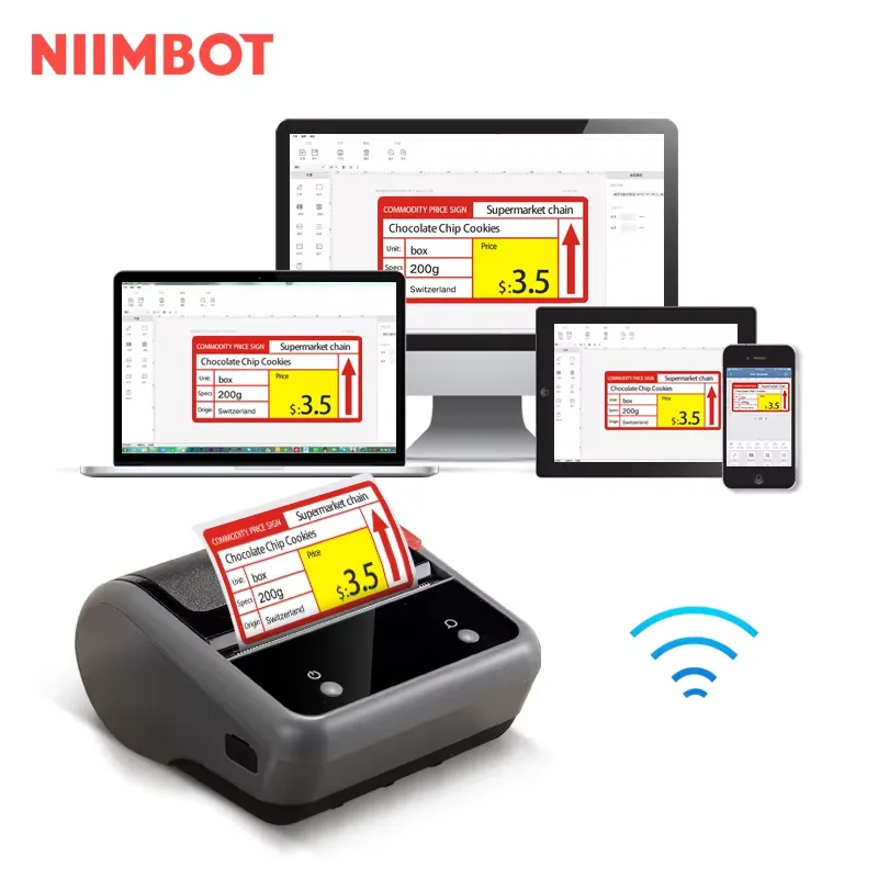 Niimbot B3S オフィス用防水ポータブルサーマルレシ - Commercial Printer のレビューと価格