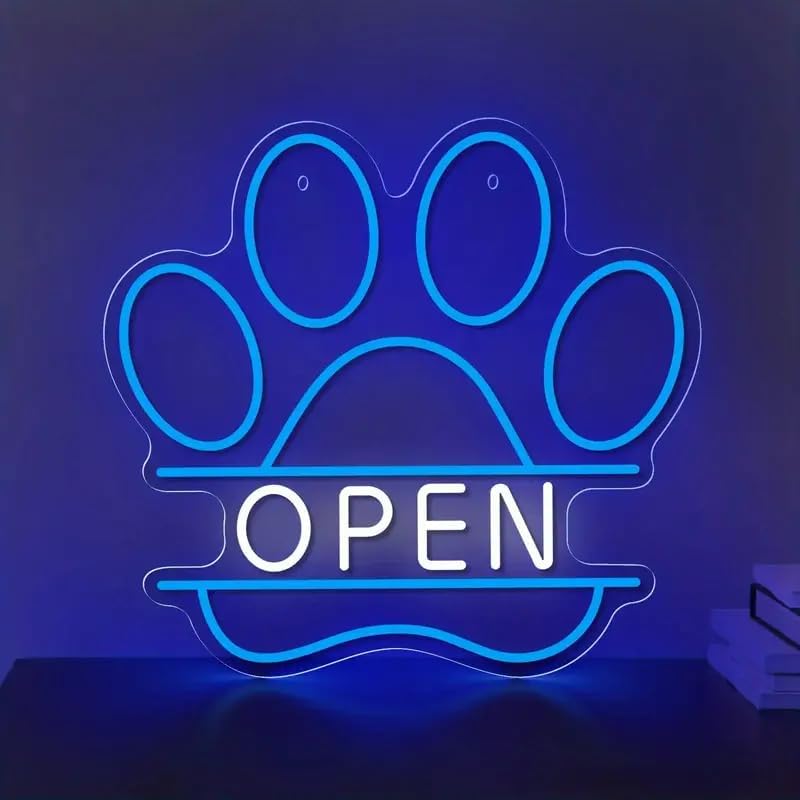 USB付きLEDネオンサイン,調光可能な足跡,芸術的な装飾, - Commercial Printing Shop のレビューと価格