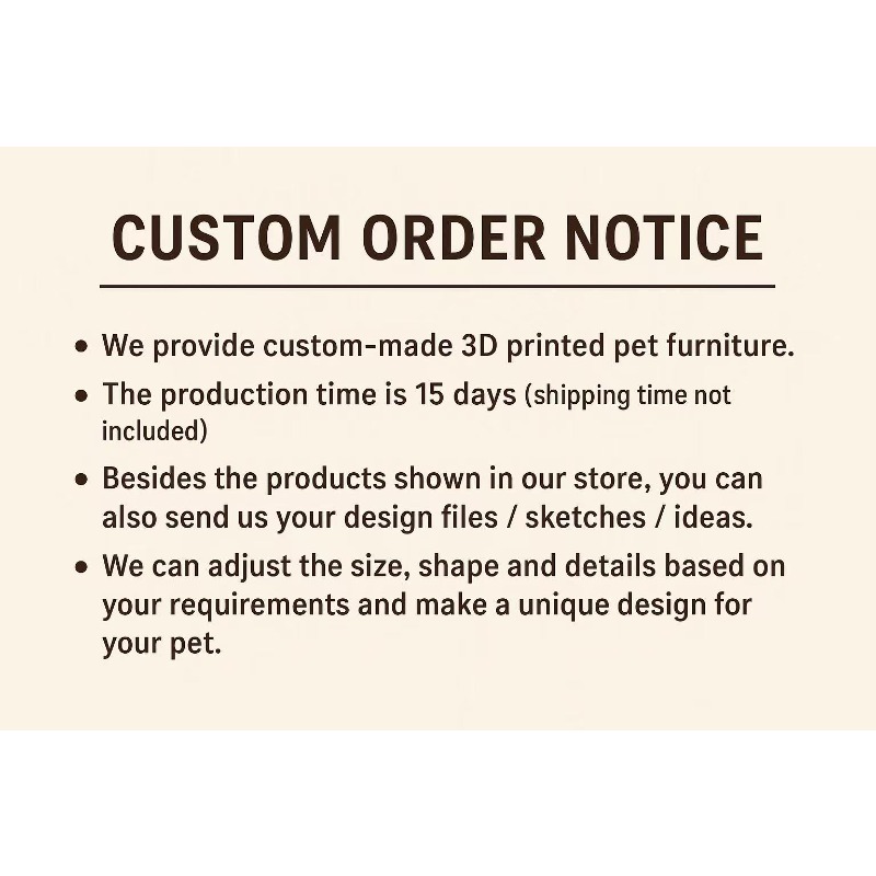 3Dプリント一体型ペットベッド、モダンな猫と犬の家、ケネル家 - Commercial Printing House のレビューと価格